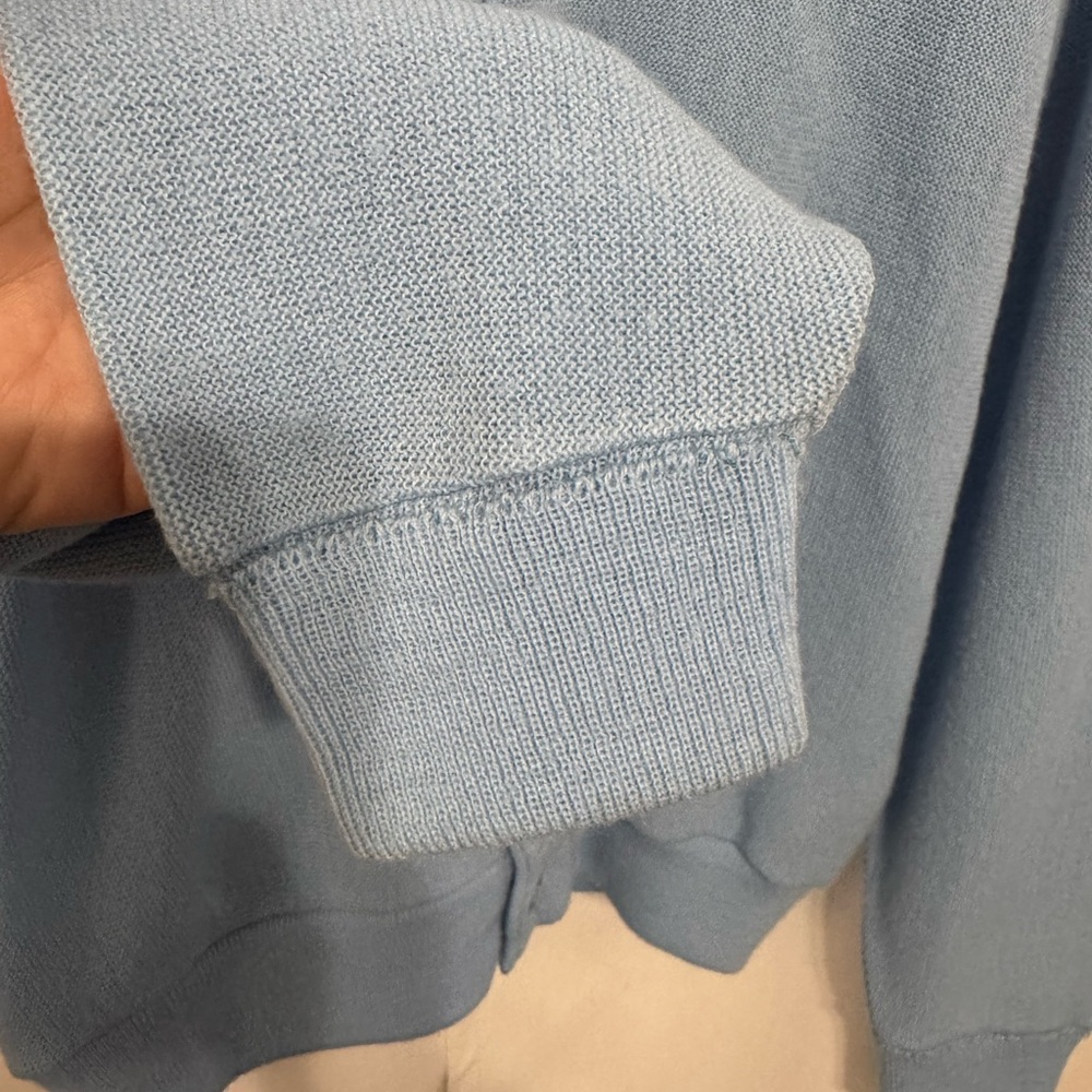 Jantzen Men's Light Blue Cardigan Sweater - Picture 3 of 7